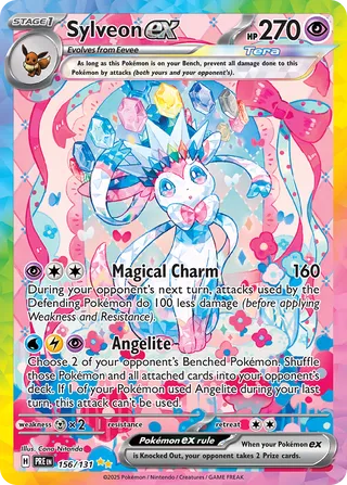Sylveon ex 156/180 from Prismatic Evolutions