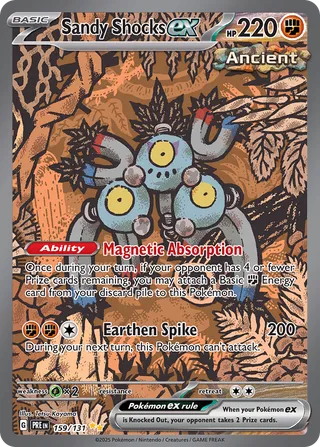 Sandy Shocks ex 159/180 from Prismatic Evolutions