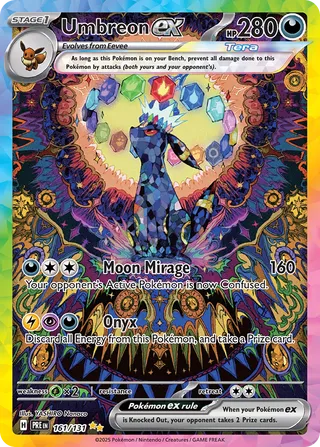 Umbreon ex 161/180 from Prismatic Evolutions