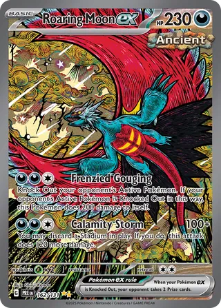 Roaring Moon ex 162/180 from Prismatic Evolutions