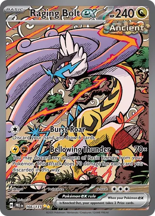 Raging Bolt ex 166/180 from Prismatic Evolutions