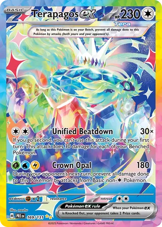 Terapagos ex 169/180 from Prismatic Evolutions