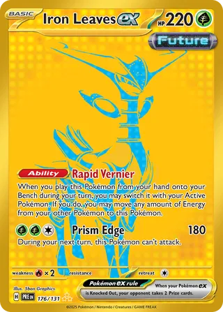 Iron Leaves ex 176/180 from Prismatic Evolutions