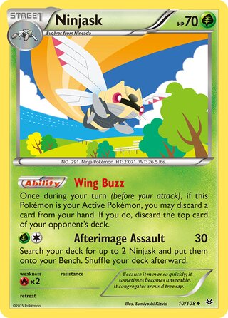 Ninjask 10/110 from Roaring Skies