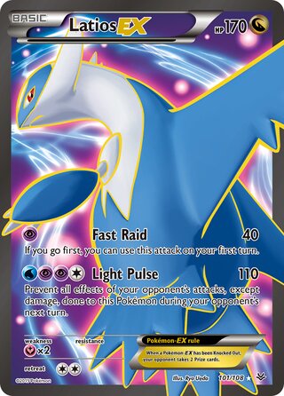 Latios-EX 101/110 from Roaring Skies