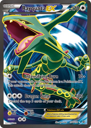 Rayquaza-EX 104/110 from Roaring Skies