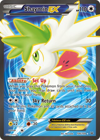 Shaymin-EX 106/110 from Roaring Skies