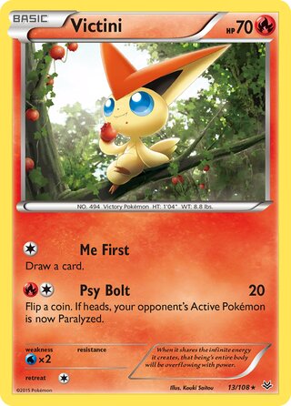 Victini 13/110 from Roaring Skies