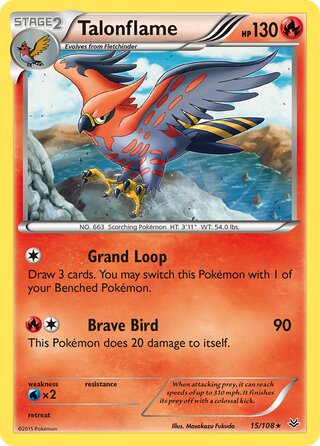 Talonflame 15/110 from Roaring Skies