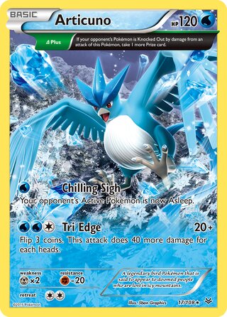 Articuno 17/110 from Roaring Skies
