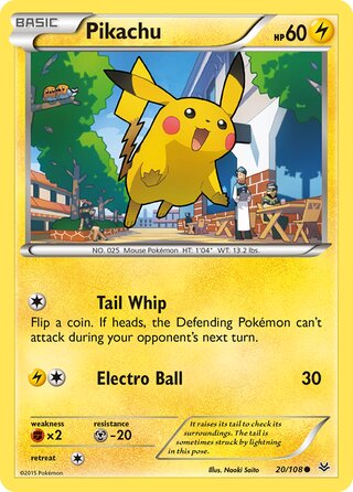 Pikachu 20/110 from Roaring Skies