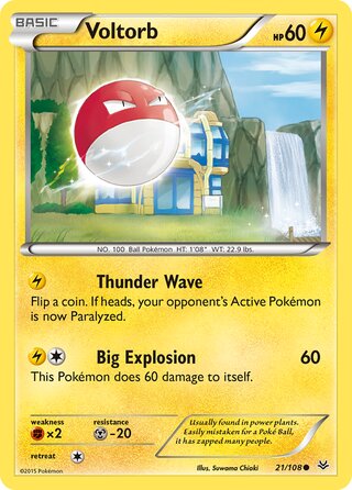Voltorb 21/110 from Roaring Skies