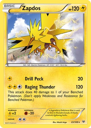 Zapdos 23/110 from Roaring Skies