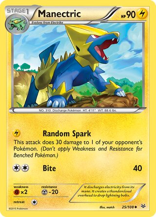 Manectric 25/110 from Roaring Skies