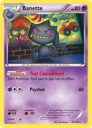 Banette 31/110 from Roaring Skies