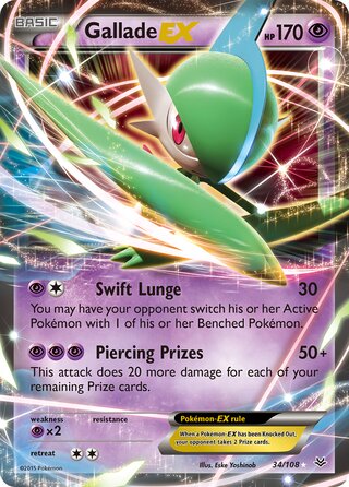 Gallade-EX 34/110 from Roaring Skies