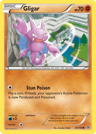 Gligar 36/110 from Roaring Skies