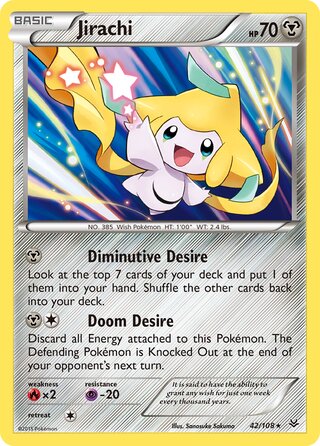 Jirachi 42/110 from Roaring Skies
