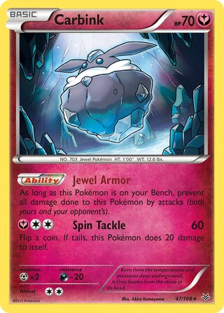 Carbink 47/110 from Roaring Skies