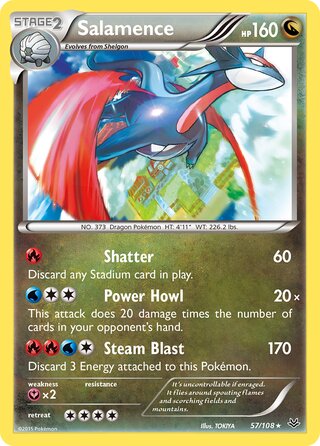 Salamence 57/110 from Roaring Skies