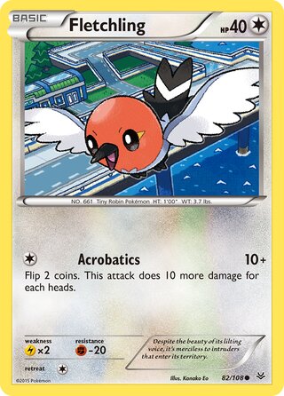 Fletchling 82/110 from Roaring Skies
