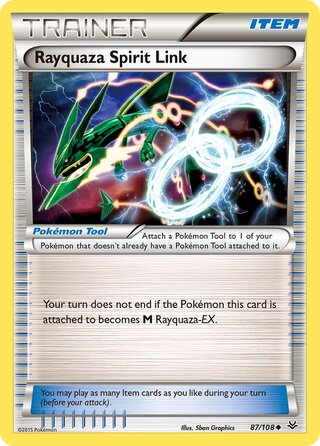 Rayquaza Spirit Link 87/110 from Roaring Skies