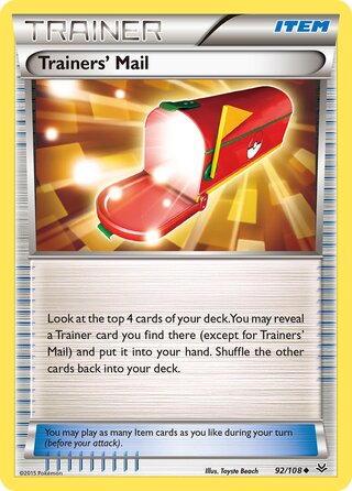 Trainers' Mail 92/110 from Roaring Skies