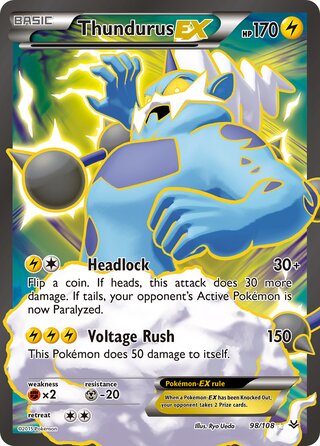 Thundurus-EX 98/110 from Roaring Skies