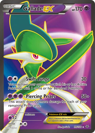 Gallade-EX 99/110 from Roaring Skies