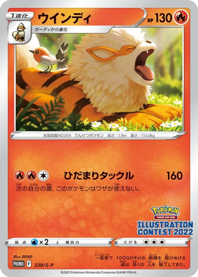 Arcanine 338/360 from Sword & Shield Promos