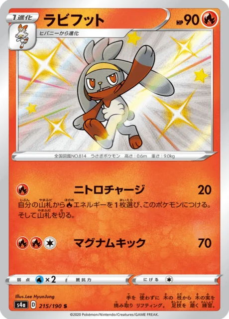 Raboot 215/330 from Shiny Star V