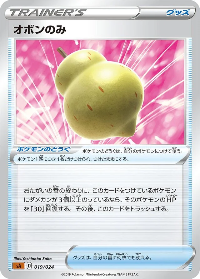 Sitrus Berry 19/24 from Fighting Starter Set V