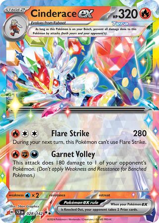 Cinderace ex 28/175 from Stellar Crown