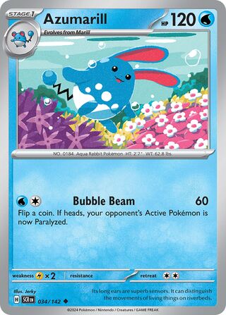 Azumarill 34/175 from Stellar Crown