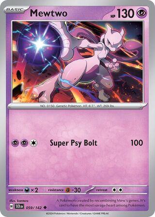 Mewtwo 59/175 from Stellar Crown