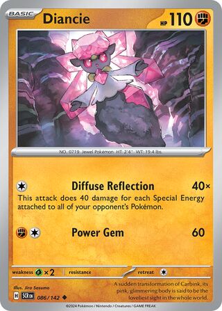 Diancie 86/175 from Stellar Crown