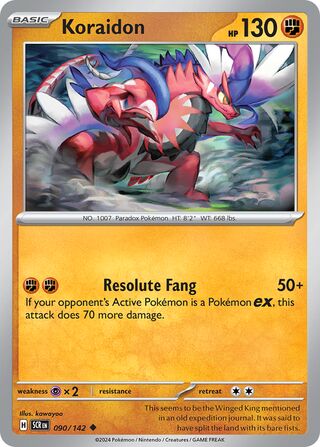 Koraidon 90/175 from Stellar Crown