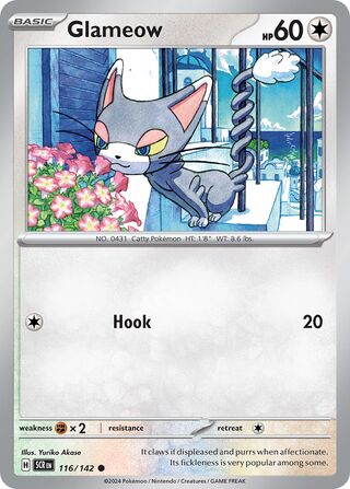Glameow 116/175 from Stellar Crown