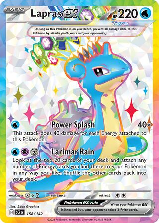 Lapras ex 158/175 from Stellar Crown