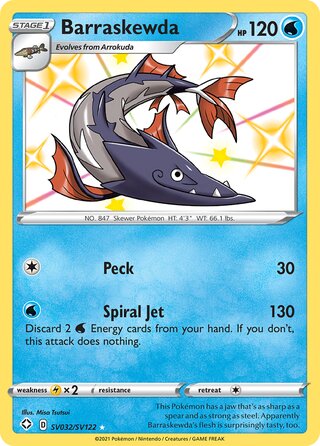 Barraskewda 32/122 from Shining Fates (Shiny Vault)
