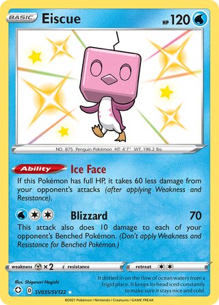 Eiscue 35/122 from Shining Fates (Shiny Vault)