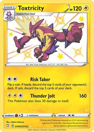 Toxtricity 42/122 from Shining Fates (Shiny Vault)