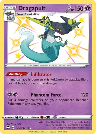 Dragapult 62/122 from Shining Fates (Shiny Vault)