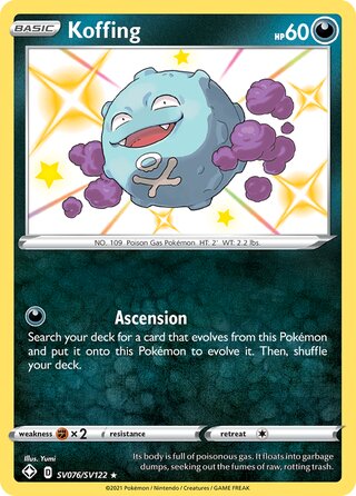 Koffing 76/122 from Shining Fates (Shiny Vault)