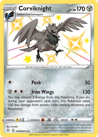 Corviknight 89/122 from Shining Fates (Shiny Vault)