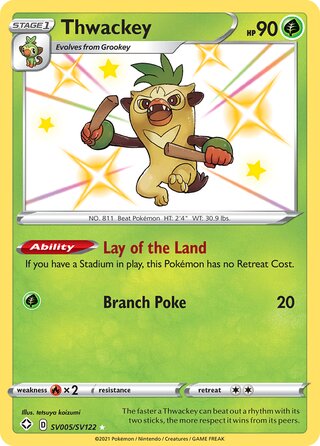Thwackey 5/73 from Shining Fates