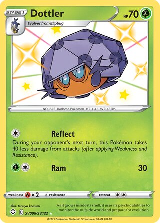 Dottler 8/73 from Shining Fates