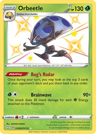 Orbeetle 9/73 from Shining Fates