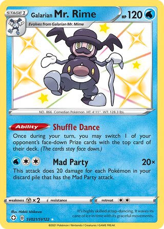 Galarian Mr. Rime 21/73 from Shining Fates