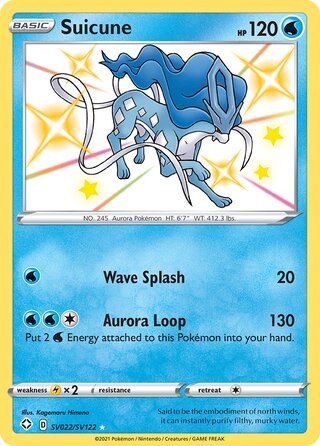 Suicune 22/73 from Shining Fates